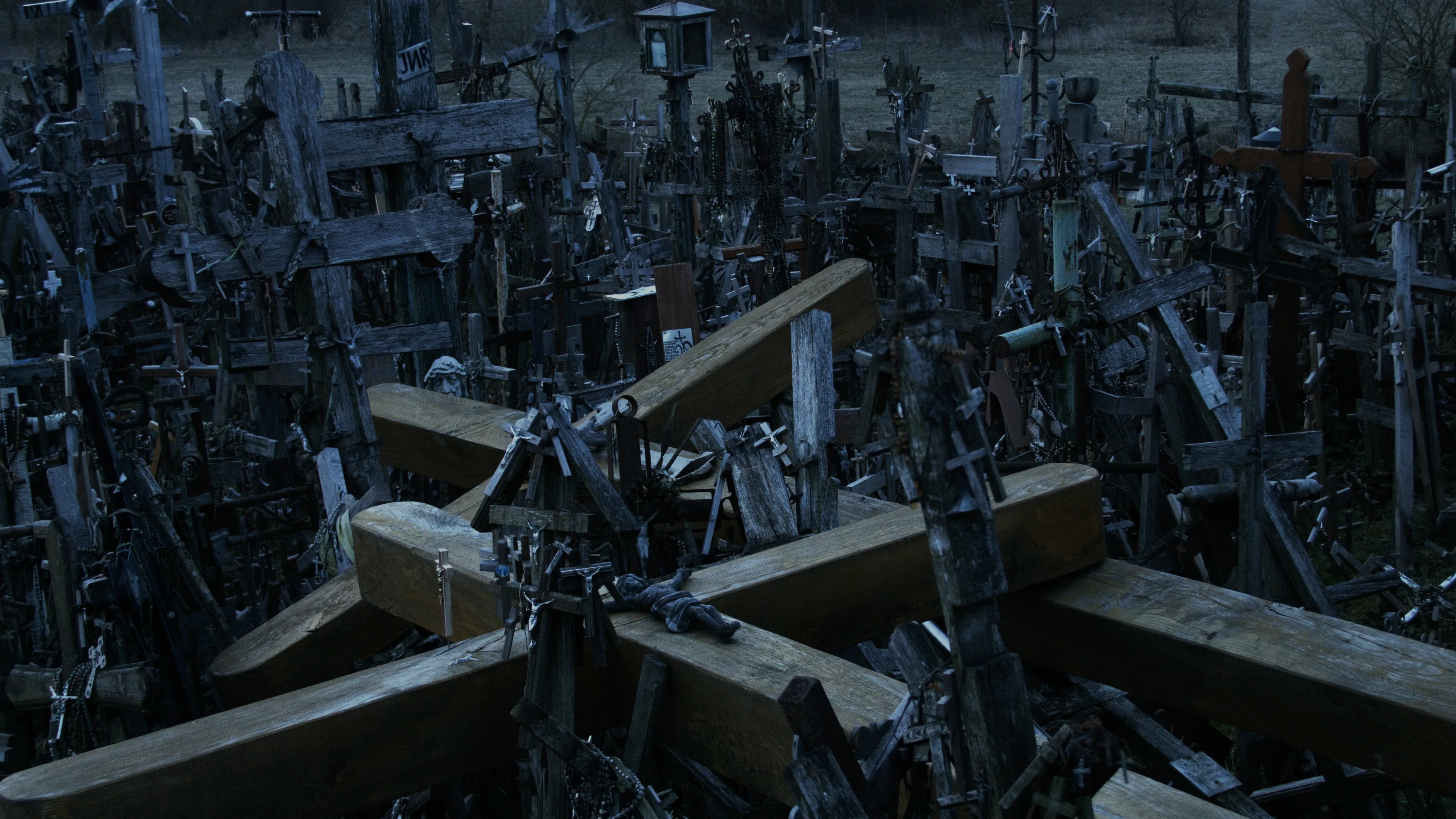 Down the Hill of Crosses behind the scenes still 2