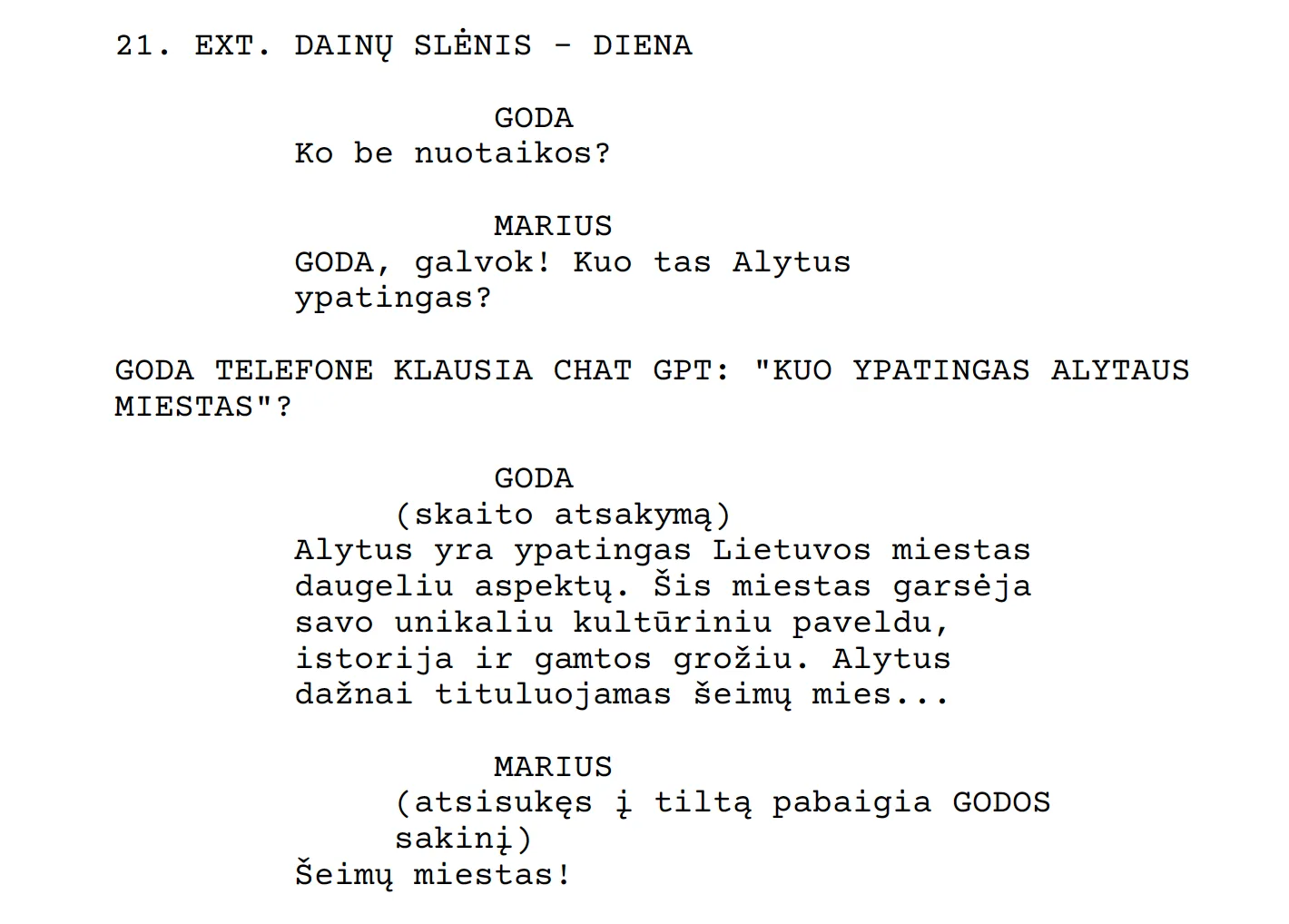 Myliu, Alytus still 15